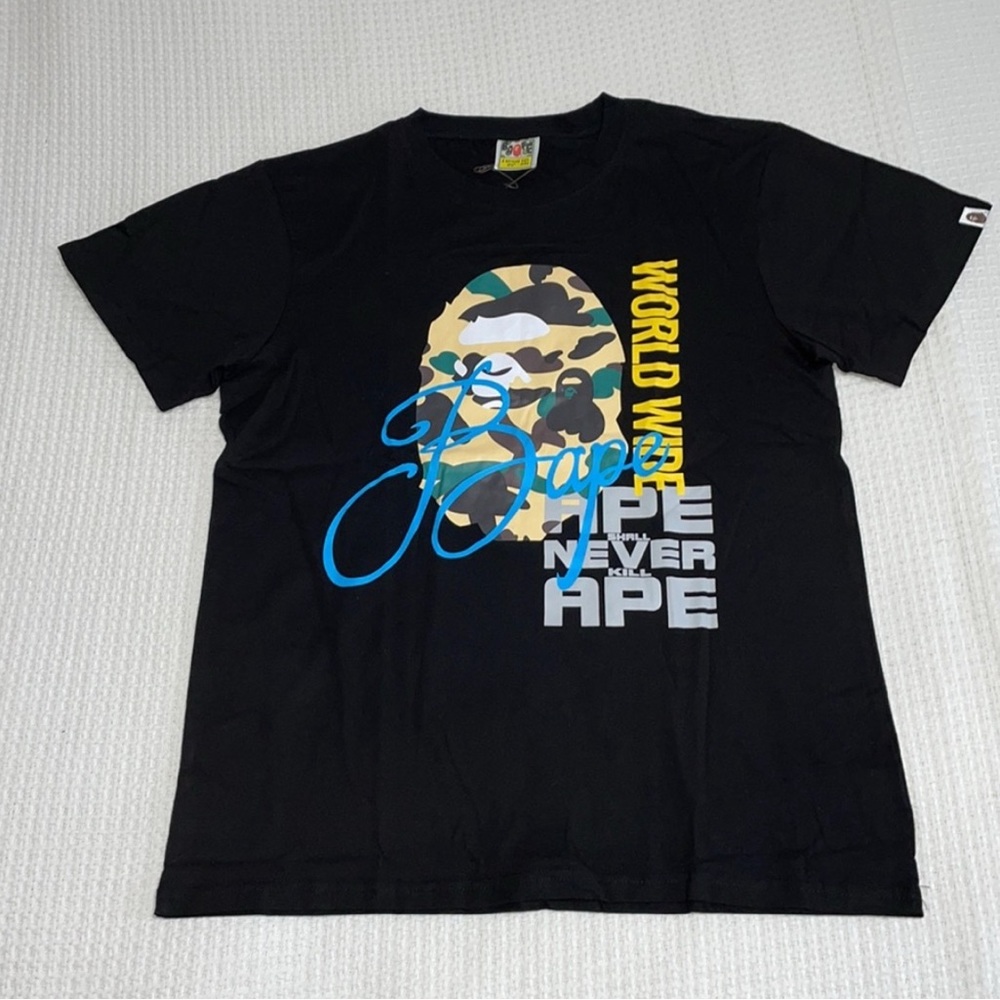 Bape Black Graphic T-Shirt